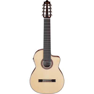 Ibanez GA3008CE GA 8-String Classical Acoustic Electric Guitar - Natural image 2