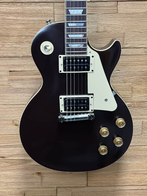 Epiphone "Inspired by Gibson Custom" Jeff Beck Signature '54 Les Paul Standard Guitar- Oxblood 8lbs 11oz w/hard case. New! image 1