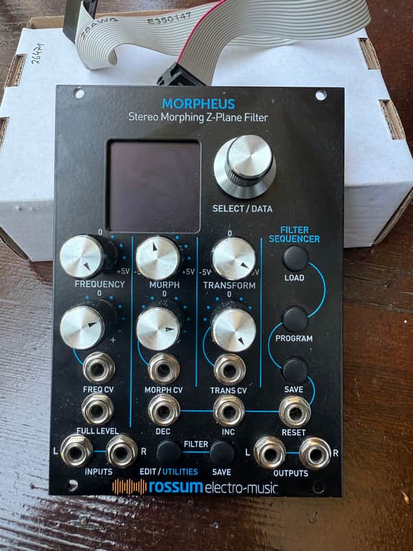 Rossum Electro-Music Morpheus Stereo Morphing Z-Plane Filter Eurorack Module 2016 - 2021 - Silver image 1