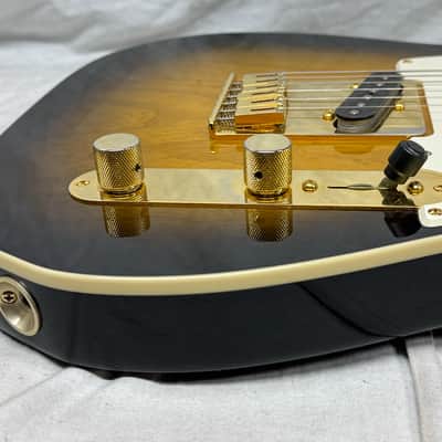 Grosh Guitars USA NOS Vintage T Singlecut Guitar with COA + Case 2016 - Two Tone Burst image 15