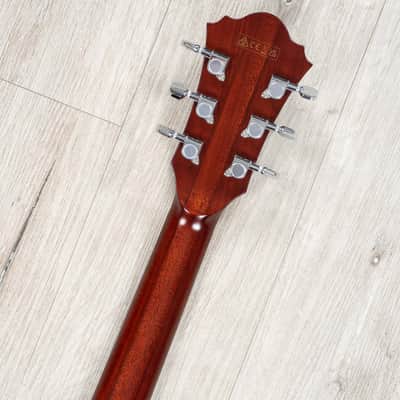 Mint Ibanez AE410 AE Acoustic-Electric Guitar, Macassar Ebony Fingerboard, Solid Sitka Spruce Top image 12