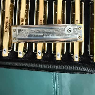 Case of 7 Hohner Crossover Harmonicas - Like new image 2
