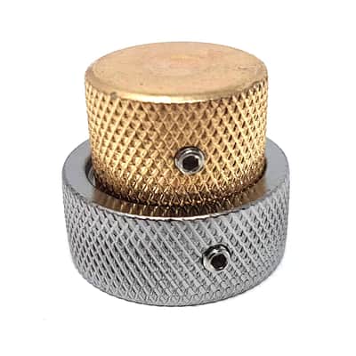Brio Concentric Stacked Knobs for Jazz Bass Gold Nickel Black image 10