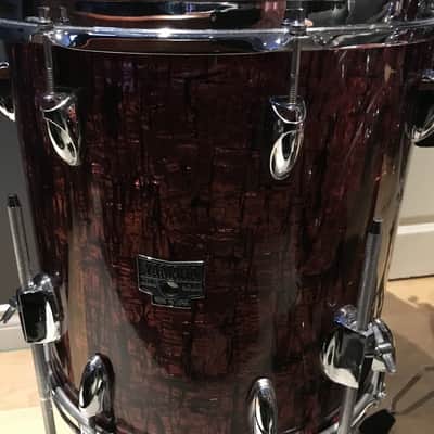 Yamaha Vintage Drum Set 'D20 Outfit' 1969 Red Pine wrap image 6