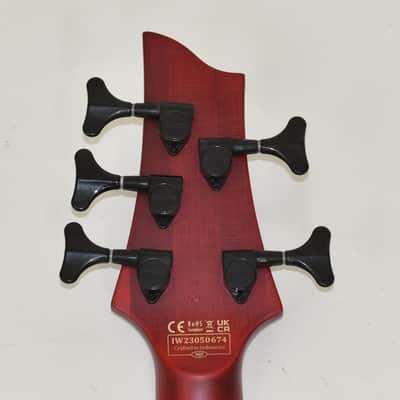 Schecter C-5 GT Bass Satin Trans Red B-Stock 0674 image 9