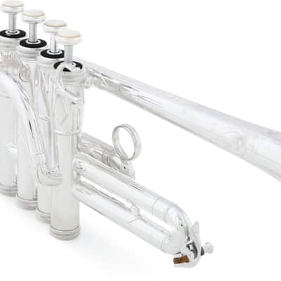 S.E. Shires TRQ9S Q Series Piccolo Trumpet - Silver Plated image 1