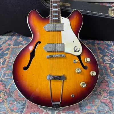 1991 Epiphone Sunburst Casino Pre-Elitist Made in Japan Terada HSC image 10