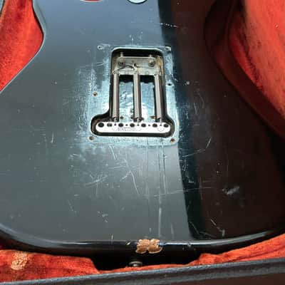 Fender Stratocaster with 3-Bolt Neck, Rosewood Fretboard 1977 - Black image 7