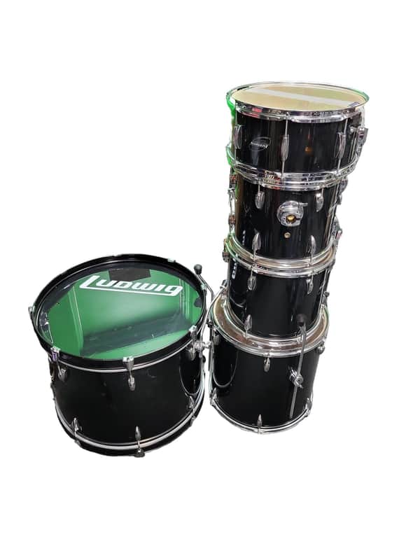 Ludwig Accent 5-Piece Drum Kit w/ Cymbals, Hardware, and Drum Mutes image 1