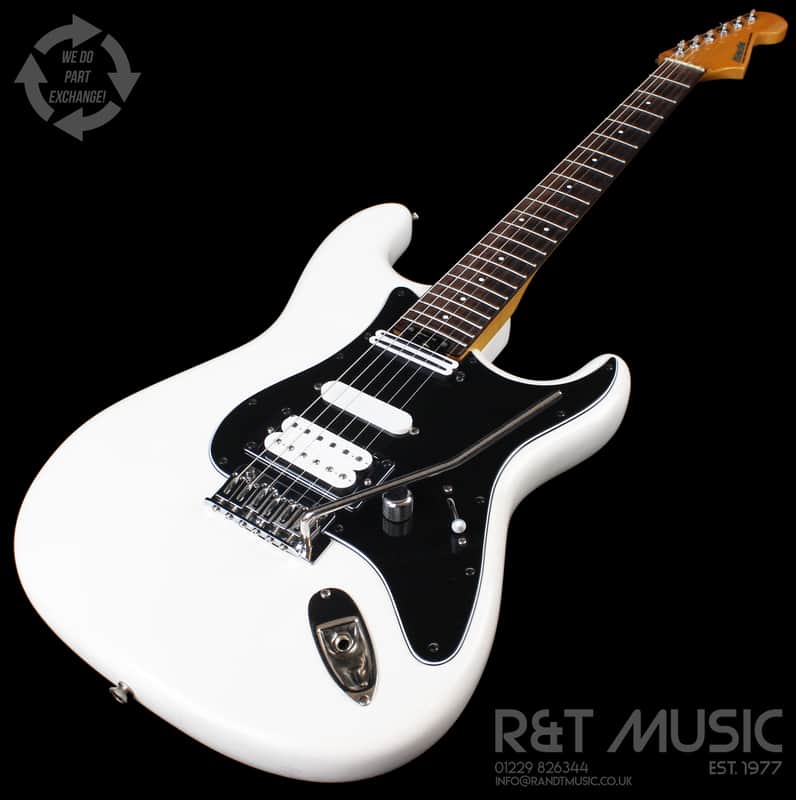 Levinson Blade Strat-Style HSS Electric Guitar in Arctic White MIJ
