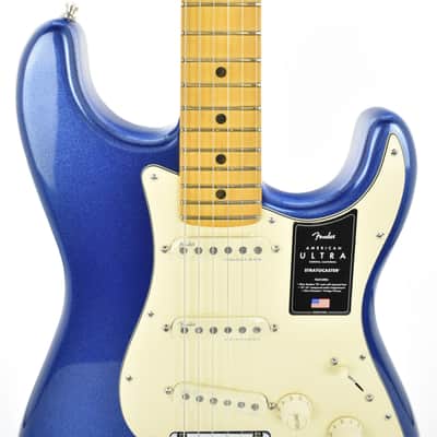 Fender American Ultra Stratocaster with Maple Fretboard Cobra Blue image 7