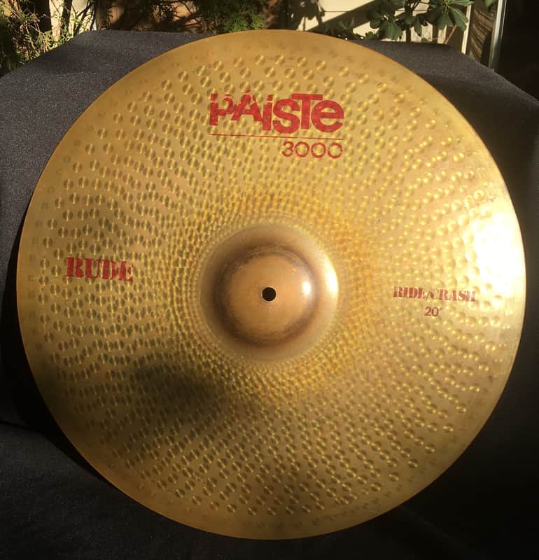 Paiste 20" 3000 RUDE Ride/Crash Cymbal image 1