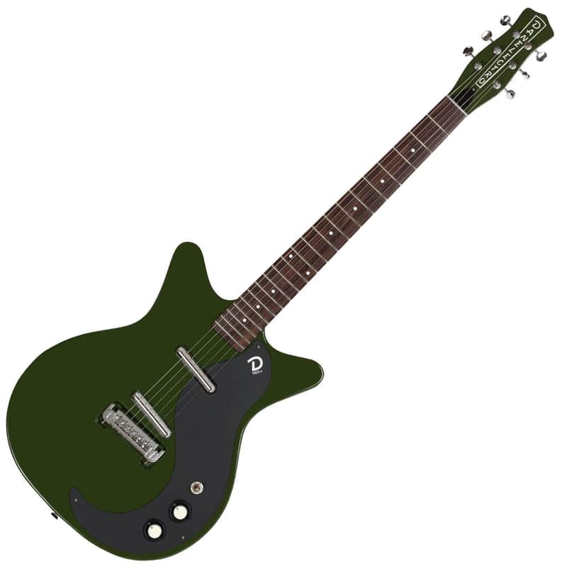 Danelectro ’59M NOS+ Electric Guitar ~ Green Envy Blackout