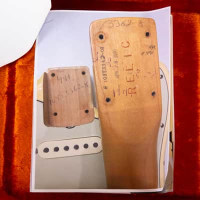 Custom Shop 1969 '69 Stratocaster Reverse Headstock NOS 2010 - White image 21