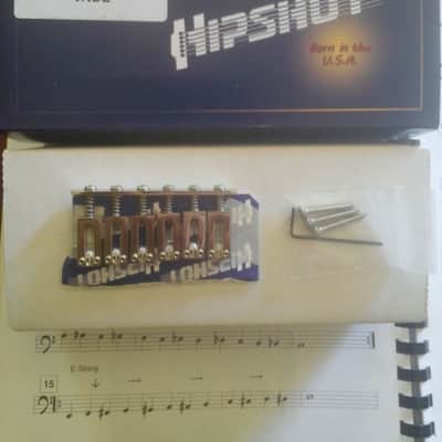 Hipshot Stainless Steel Hardtail Bridge Vintage / Wide Spacing image 2