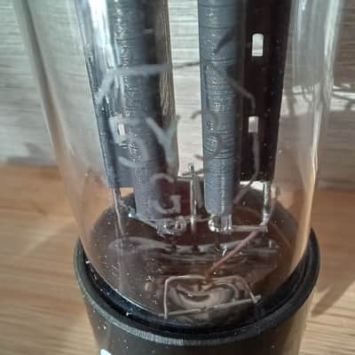 Very rare early NOS  RCA 5Y3 GT 5Y3GT BLACK PLATE  RECTANGULAR GETTER ! perfectly balanced and super STRONG. image 5