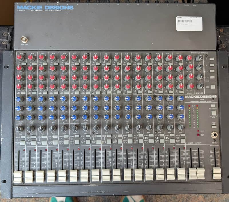 Used Mackie CR1604 16 channel mixer image 1