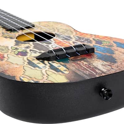 Flight TUC-40 GRANADA Concert Travel Ukulele New - Arabic patterns of the Alhambra Palace image 9