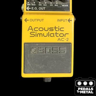 Boss AC-2 Acoustic Simulator (Silver Label) 1997 - 2006 - Yellow - X19947 image 1