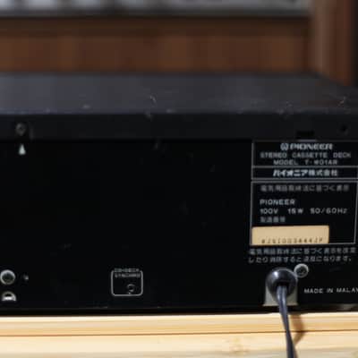 Pioneer T-W01AR Stereo Double Cassette Deck image 11