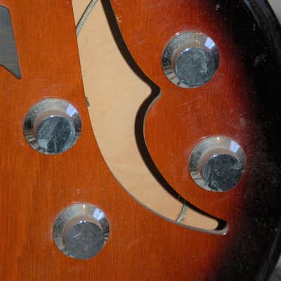 Fury Concord  L-S Jazz Series Thinline Electric Guitar 1974 image 12