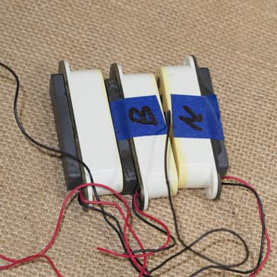 Pickups White Aged, Genuine 80s Squier Bullet Strat - Same Day Shipping #DH02 image 3