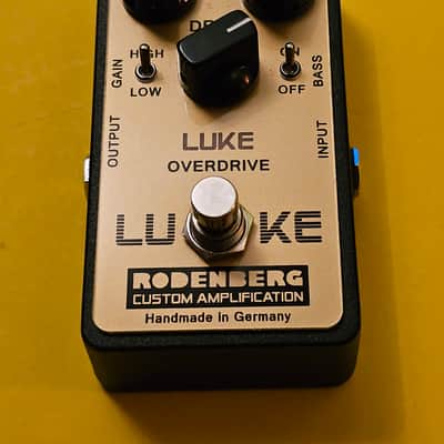 Rodenberg LUKE Steve Lukather Signature Overdrive 2021 - Present - Gold / Black image 1
