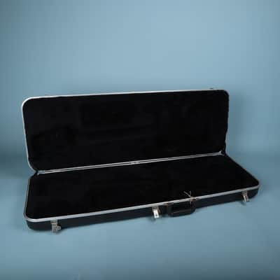 1980s Fender USA Molded Hardshell Rectangular Electric Guitar Case Black image 9