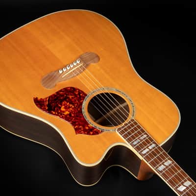 2017 Gibson Songwriter Deluxe Studio EC Rosewood - Antique Natural | USA All Solid Dreadnought Acoustic Guitar Pickup Cutaway | CoA OHSC image 8