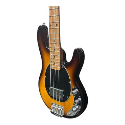 Ernie Ball Stingray 4 H Special SHORT SCALE, Tobacco Sunburst/ Roasted Maple 6.8 LBS *IN STOCK* image 5