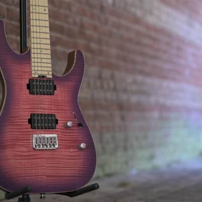 ESP USA M-II HT SD RM - Cranberry Burst - Demo Bare Knuckle Juggernaut image 3