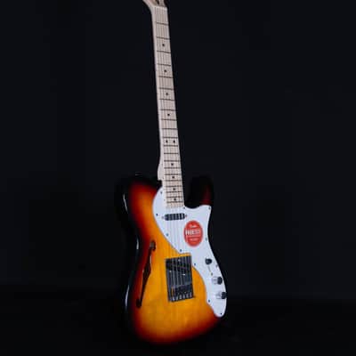 Squier Affinity Telecaster Thinline, Maple FB, 3-Color Sunburst image 8