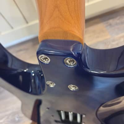 EART Corsair w/ DiMarzio Kotzen - Transparent Blue Burst image 14