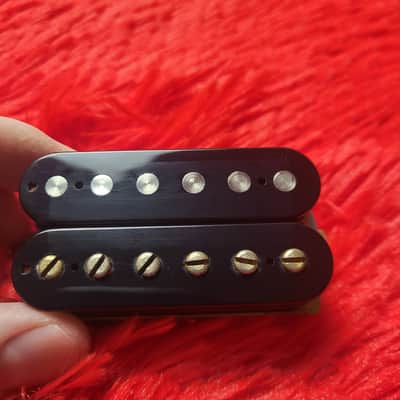1980's - 1990's Fernandes Burny VH-3 Humbucker - Black With Gold Pole Screws - 8.30K Ohm - Ceramic Magnet - Made in Japan MIJ image 6