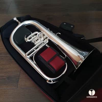 One Piece Bell Couesnon Monopole Conservatoire flugelhorn, case | Gamonbrass Bild 2