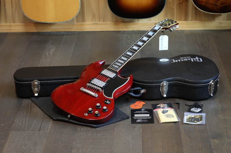 2008 Gibson 61 SG Custom Electric Guitar Cherry Red + COA HSC image 1