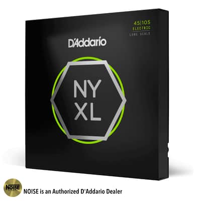 D'Addario NYXL45-105 Nickel Wound Long Scale Light Top / Medium Bottom Bass Guitar Strings, 45-105 Nickel image 3