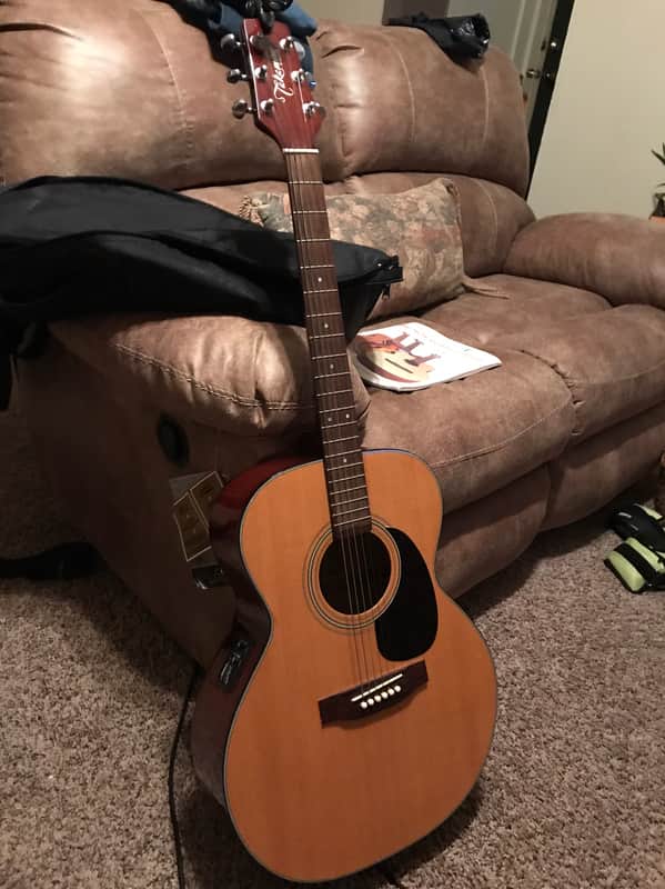 Takamine EG 230 A/E guitar with hardcase Dreadnaught image 1