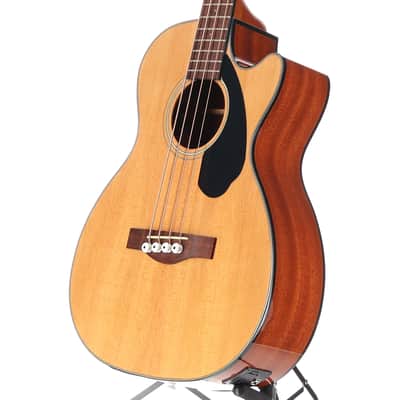 Fender CB-60SCE Bass, Laurel Fingerboard, Natural (SR) (05874) image 4