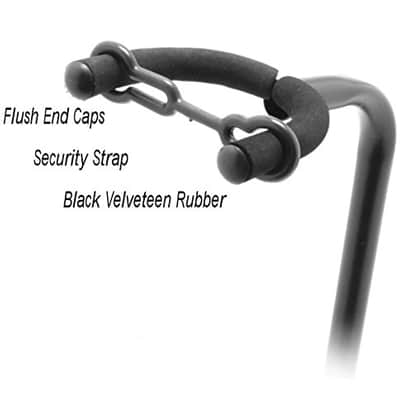 Metal Guitar Stand - On Stage XCG4 - Black Tripod Guitar Stand image 2