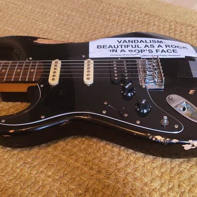 Vandalism Strat Black Nitro SD59 LH image 12