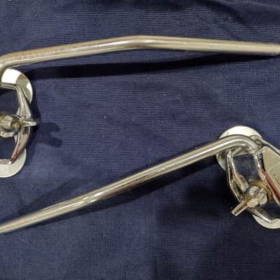 Vintage Ludwig bass drum spurs - gull wing 1960's image 15
