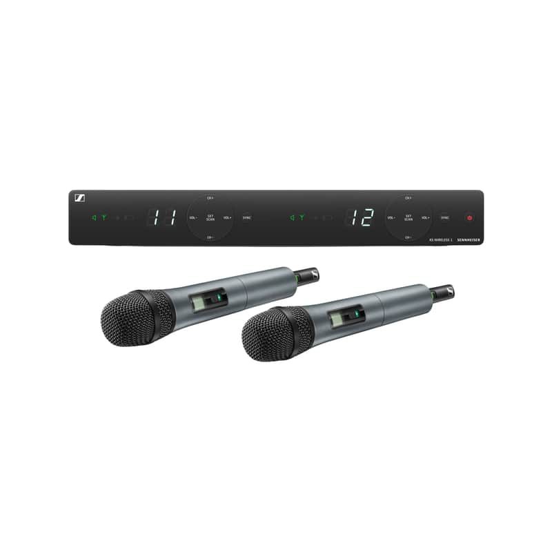 Sennheiser XSW 1-825 Dual Wireless Handheld Microphone System, Range A image 1
