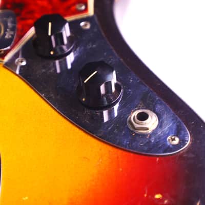 Fender Jaguar 1963 - Sunburst - cool sounding and all original Pre-CBS Jaguar with original hard case - check video! image 16