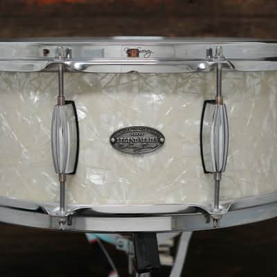 Doc Sweeney 6.5x14" Legend Series Walnut Snare Drum - White Marine Pearl image 1