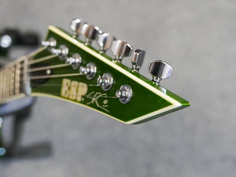 ESP Custom Shop Stef-6 Stephen Carpenter 2001 Green Very Rare | Reverb