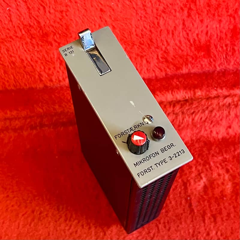 Danmarks 3-2213 V72 microphone preamplifier 1960’s - Telefunken V format germanium mic prem micpre v72t original vintage jorgen schou image 1