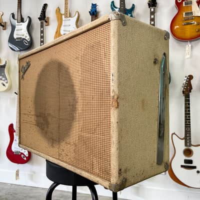 1960's Fender Blonde 1x15" Speaker Cab With JBL D130F image 6