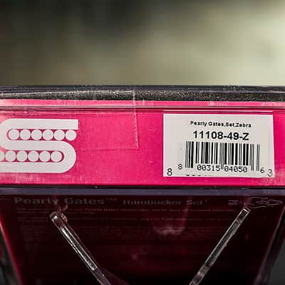 Seymour Duncan Pearly Gates Bridge & Neck Humbucker Pickup Set Zebra 11108-49-Z image 3