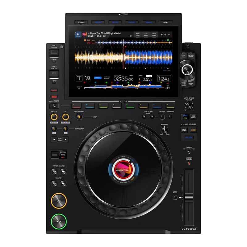 Pioneer DJ AlphaTheta CDJ-3000X Professional DJ Media Player Black image 1